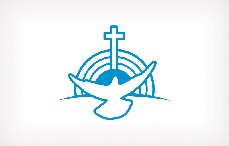 Iris Church Logo Designed for Signage to Printed for 10,000 Villages around Mozambique, Africa