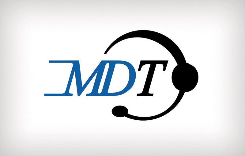 Medical Diagnostic Transcription Service Logo Identity